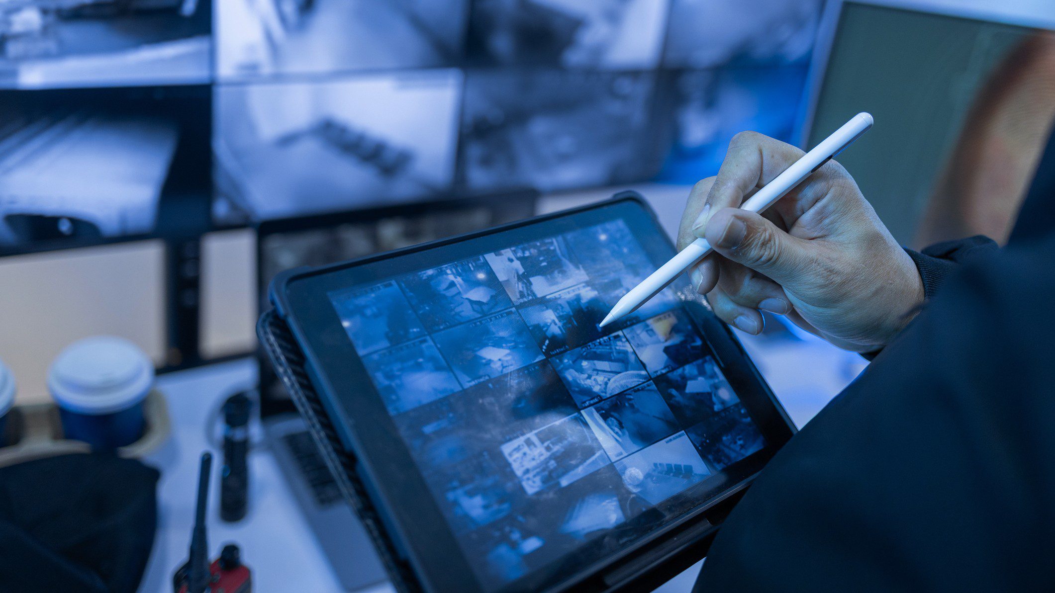 Tablet surveillance monitoring system